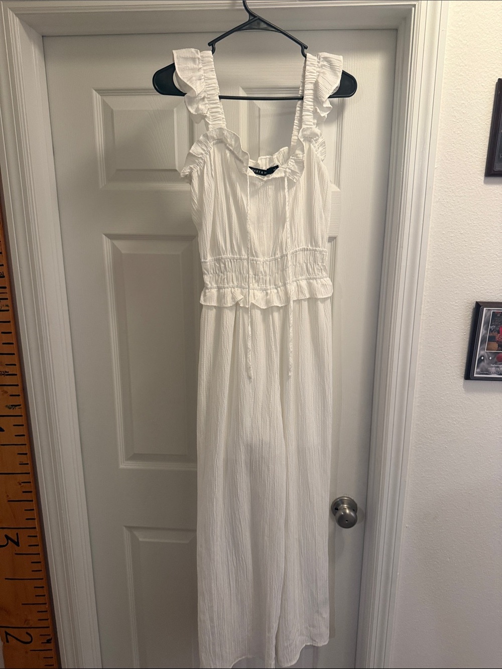 White Ruffled Maxi Dress - Women's Summer Dress